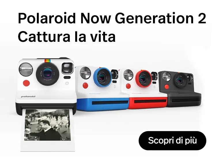 Polaroid GO White Everything Box + Film GARANZIA 2 ANNI UFFICIALE NITAL  ITALIA